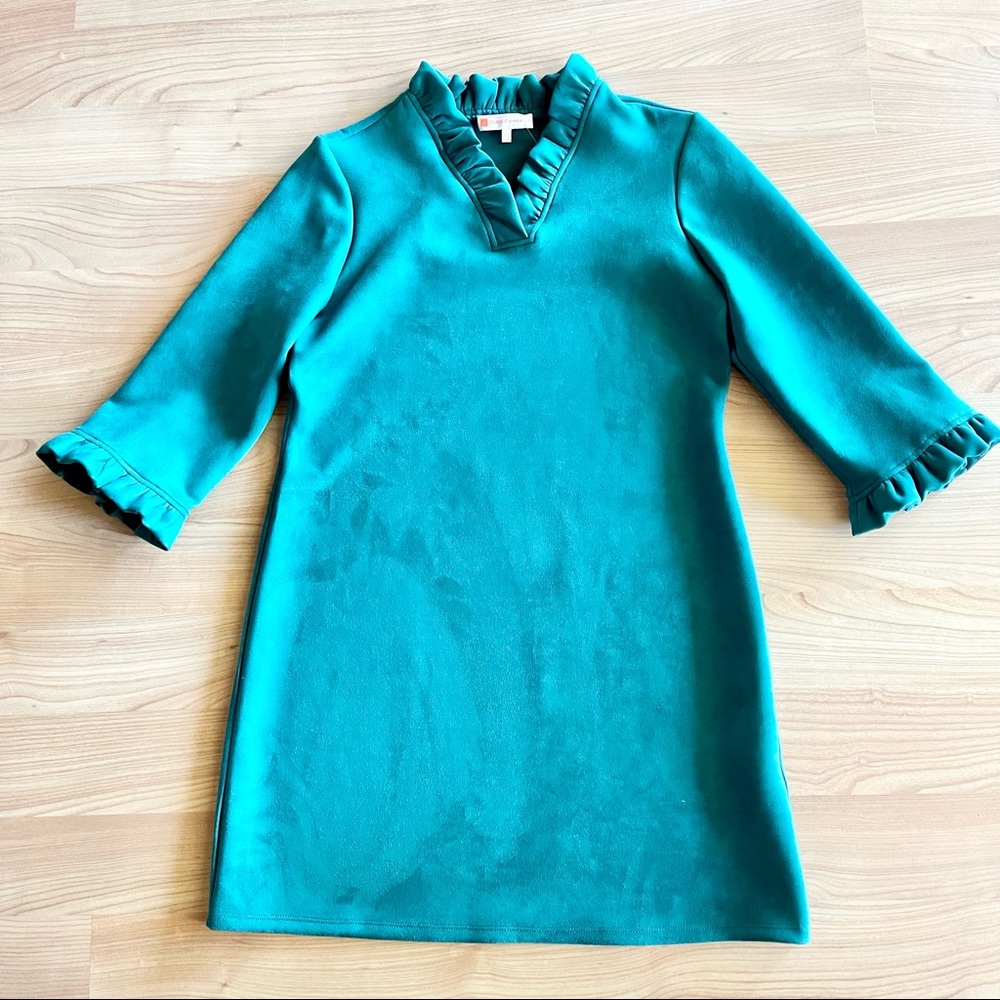 Jude Connally Aqua Long Sleeve Dress - Picture 5 of 15